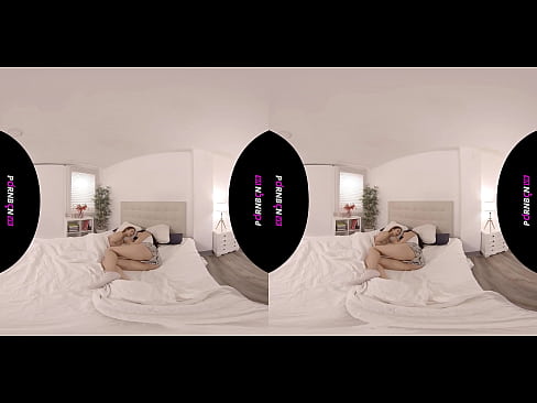 ❤️ PORNBCN VR दोन तरुण लेस्बियन 4K 180 3D व्हर्च्युअल रिअॅलिटीमध्ये खडबडीत जागे झाले जिनिव्हा बेलुची कॅटरिना मोरेनो लिंग  ❌❤